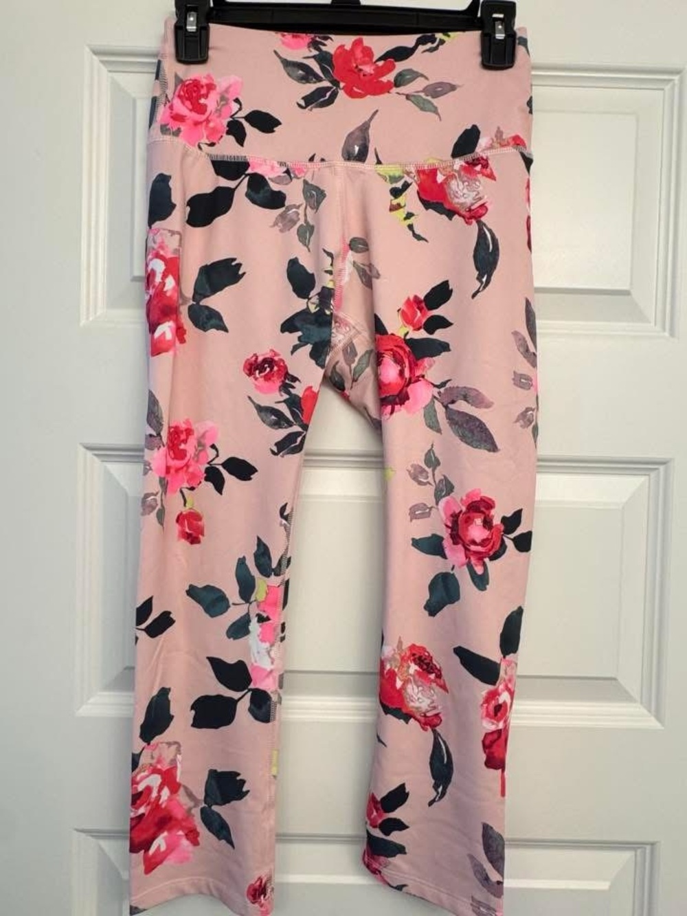 Apana Pink Floral Active Leggings
